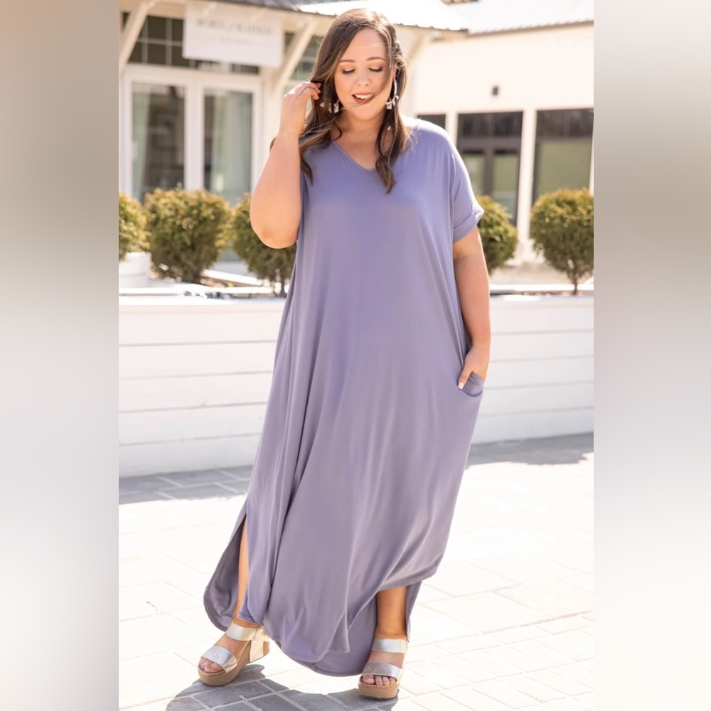 Short Sleeve Maxi Dress